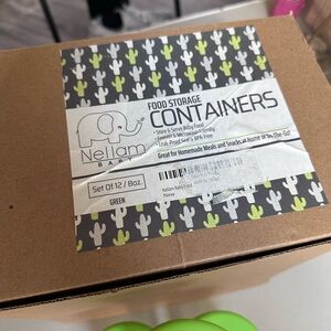 Nellam Green Baby Food Storage Set